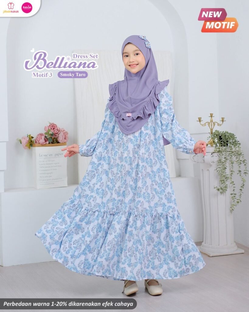 Gamis Kids Set Hijab By Jilbab Kakak