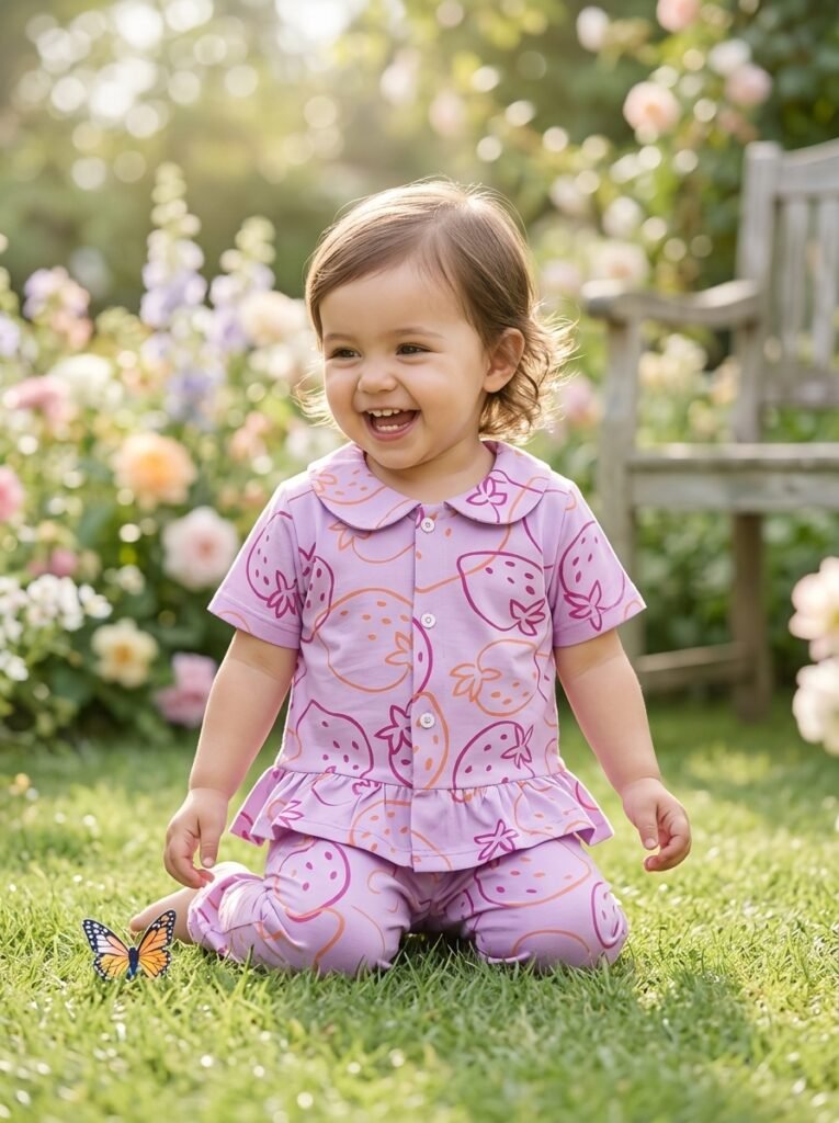 Cute Baby Setelan Atasan Anak Perempuan